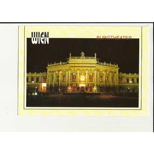 Austria VIENNA Old Imperial Theatre Postcard by risch-lau (W 18)