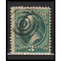 Used 184 3c George Washington Fine RA0083