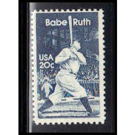 2046 20c Babe Ruth Barely Clears MNH Dry Gum RA2460