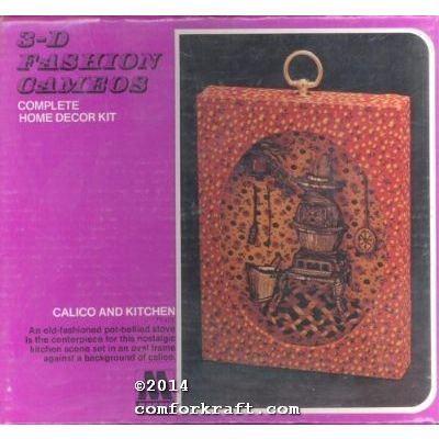 3-D Fashion Cameos Complete Home Decor Kit 71-405