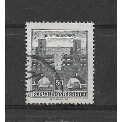 Austria.SG1298 50g Helligenstadt Flats.Fine Used.Aug22a