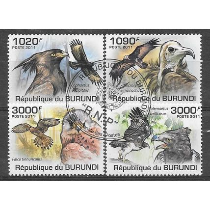 Burundi 2011 RAPACES OBLITERE ( USED )