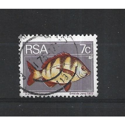 SouthAfrica.SG354 7c Bontrok Seabream.Fine Used.Sep25d