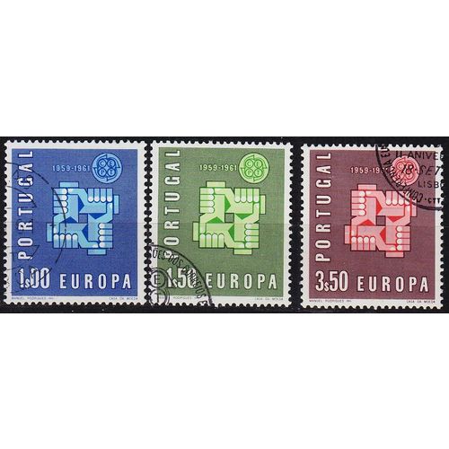 PORTUGAL [1961] MiNr 0907-09 ( O/used ) CEPT
