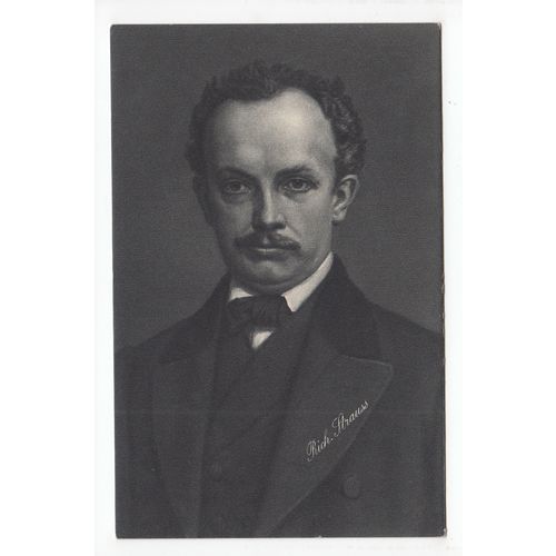 Richard Strauss German Composer Postcard