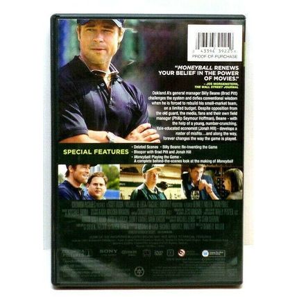 Moneyball (2012 DVD) ~ BRAD PITT Drama (L17)