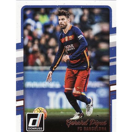 Donruss Soccer 2016 25 Gerard Pique