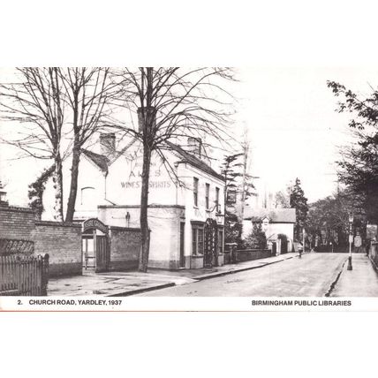 Church Road Yardley Birmingham Pub Real Photo Postcard