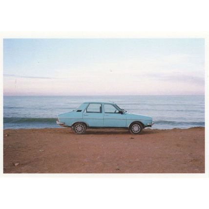 David Adams Banana Point Broken Down Car on Beach Postcard
