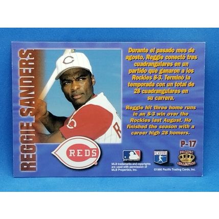 1996 Pacific Prisms #P17 Reggie Sanders