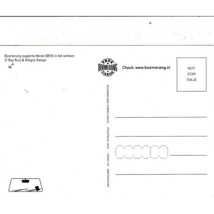 Leer's Lekker Parkeren Postcard unused VGC