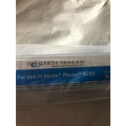 NEW Xerox Phaser 6250 MEDIA SCIENCES COLOR TONER CARTRIDGE,MS625C,Cg