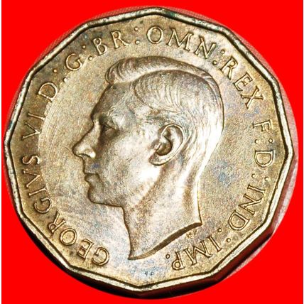 THRIFT (1937-1948)★GREAT BRITAIN★3 PENCE 1937 GEORGE VI UNC★LOW START★NO RESERVE