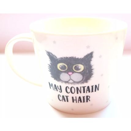 May Contain Cat Hair Ceramic Mug 8.5 CM Beverage Tableware Gift Feline