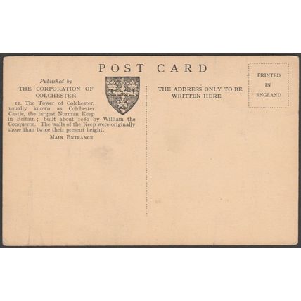 Main Entrance, Colchester Castle, Essex, c.1910s - Corporation of Colchester PC