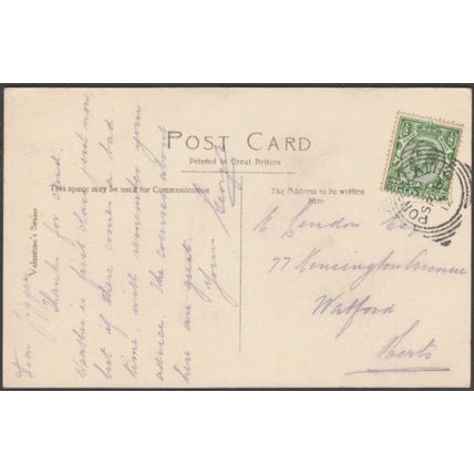 The Pier, Falmouth, Cornwall, 1912 - Valentine's Postcard