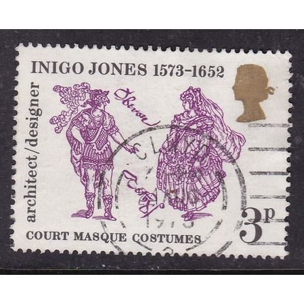 GB 1973 Court Masque Costumes 3p Fine Used SG 935 VGC