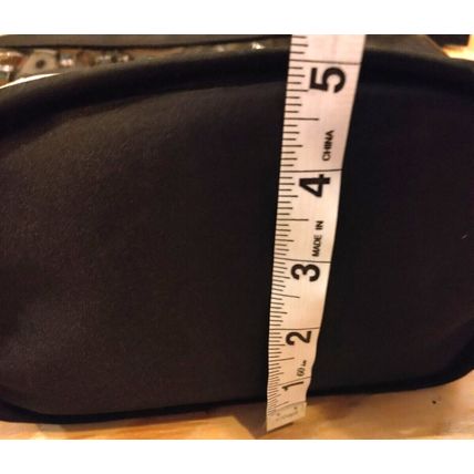 Clear PVC Clear Bag 10 x 11 Phone Outer Pocket Black Double Shoulder Straps