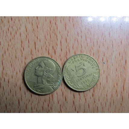 France Republic 1979 5 Centimes Coin