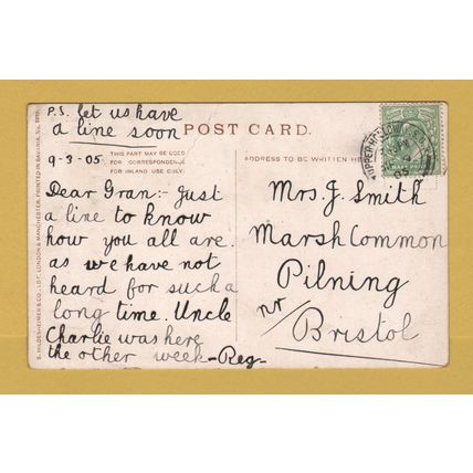 Law Courts - Postally Used - Upper Holloway S.O.N 9th March 1905 Postmark