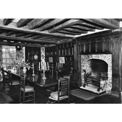 old postcard Churche's Mansion, Nantwich