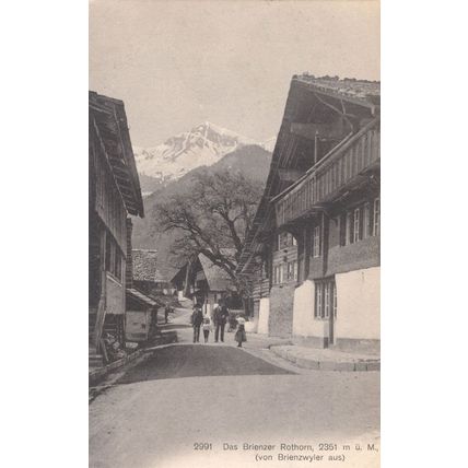 Das Brienzer Rothorn Antique Rare Switzerland Postcard