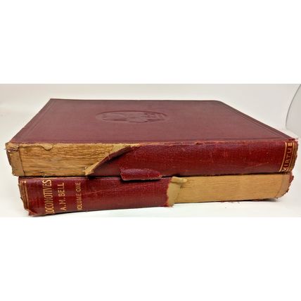 Locomotives Vol One and Two 1 &2 by A.M. Bell. Hardback books Railway Train 1936