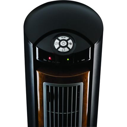 Lasko Oscillating Tower Fan, Remote Control, Ionizer, 3 Speeds, Timer, for Bedro