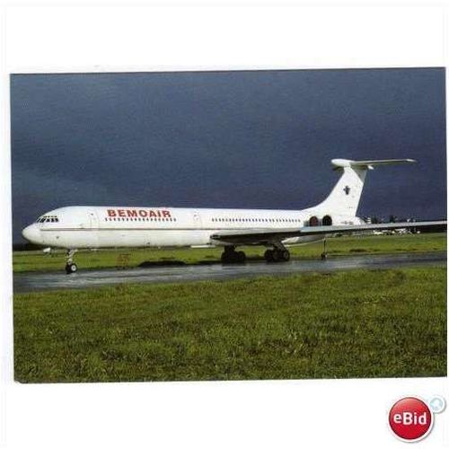 BEMOAIR ILYUSHIN IL62 M AIRCRAFT POSTCARD A11651