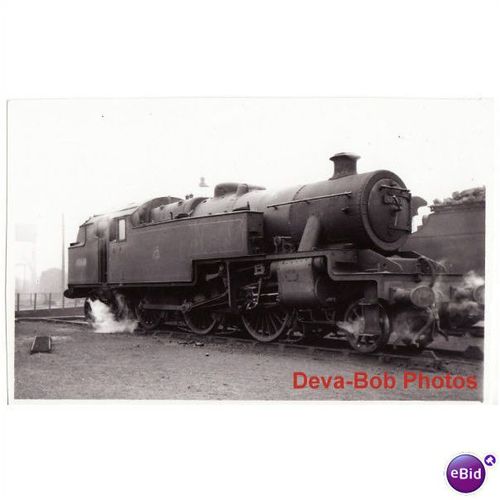 Railway Photo LMS Stanier 2-6-4T 42668 DERBY 1955 BR Tank Loco