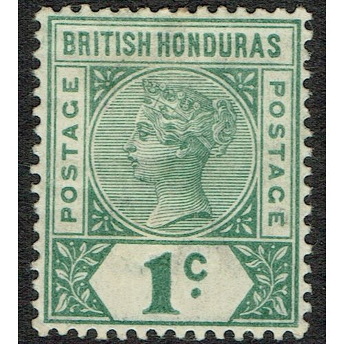 British Honduras 1891 1c Dull Green SG51 MM