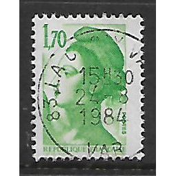 FRANCE 1982 1f.70 GREEN LIBERTY SG2484 FINE USED