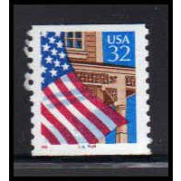 2913v 32c U.S. Flag Over Porch Very Fine MNH LGG CNS 44444 PA6851