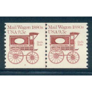 1903 9.3c Mail Wagon Fine MNH Dry Gum CNP Left 2 W0143