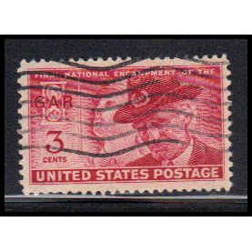 Used 985 3c Grand Army of Republic Fine W2779
