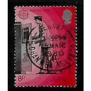 JERSEY 1979 EUROPA 8p CLEARING POST BOX SG 205 FINE USED