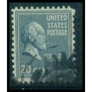 Used 825 20c James Garfield Just Clears M8076