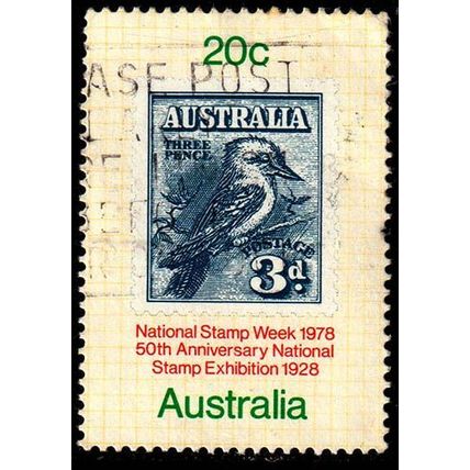 Australia 1978 National Stamp Week 20c Used Stamp.