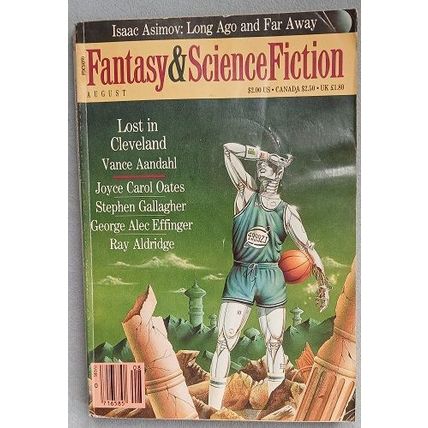 Fantasy & Science Fiction, Effinger, Oates, Finch, US pb Aug 1989