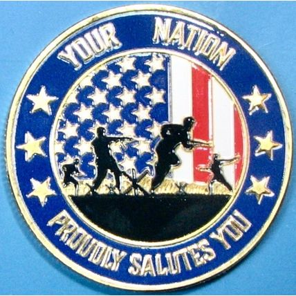 Thank You For Your Service. Challenge Coin. Souvenir. 17b.