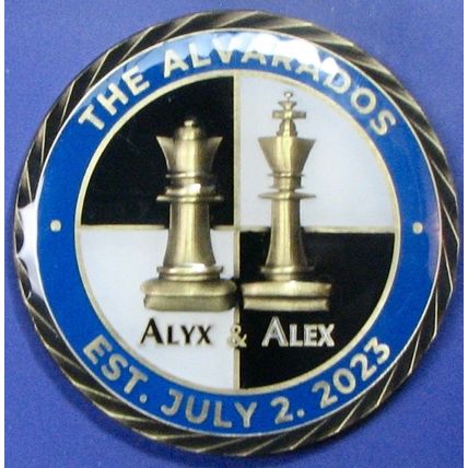 The Alvarados Group, Washington D.C. Challenge Coin. Souvenir. 2". 19b.
