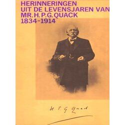 Herinneringen Uit De Levensjaren Van Mr. H.P.G. Quack