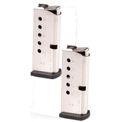 2-PACK NAA Guardian 32acp 6rd Stainless Factory Magazine