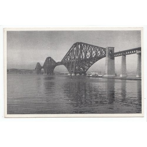 The Forth Bridge from South Queensferry Edinburgh Postcard B22