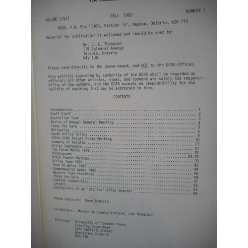 1982 Canadian Marksman,The Dominion of Canada Rifle Association