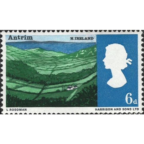 GB, Harlech Castle, Wales, blue 1966, 1/3, #3