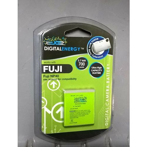 New Digital Energy 230-1661 3.7Volt 700mAh Li-ion Battery for Fujifilm NP40