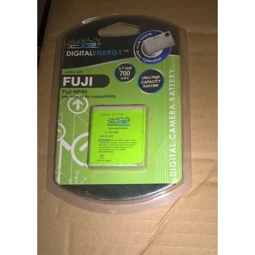 New Digital Energy 230-1661 3.7Volt 700mAh Li-ion Battery for Fujifilm NP40