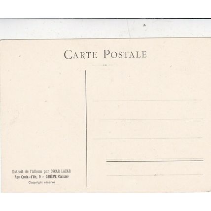 Oscar Lazar Dr Normon White Postcard unused VGC