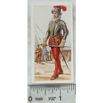 1937 Carreras History of Navy Uniforms No. 6 seaman of Drake period 1588